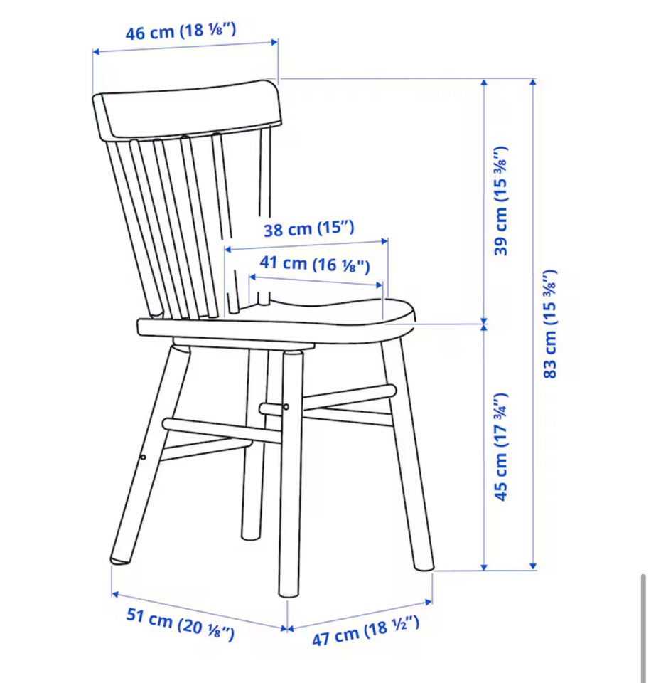 Spisebordsstol, Træ, IKEA
