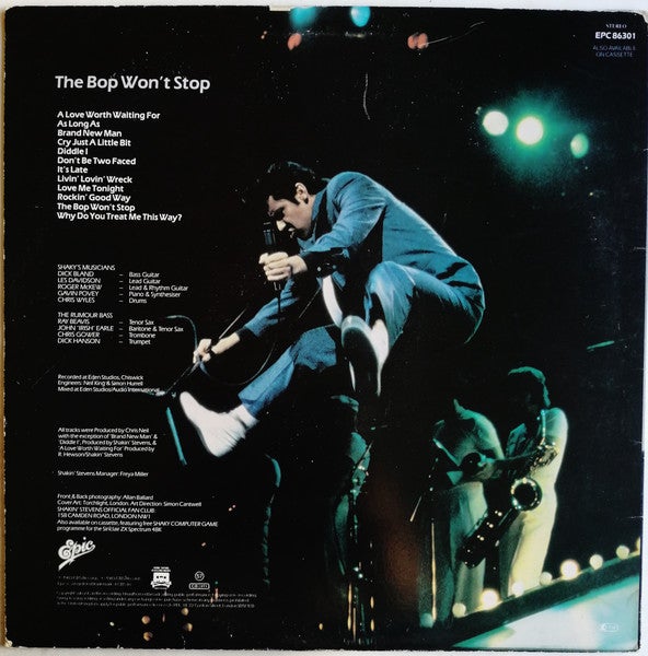 LP Shakin' Stevens – The Bop Won't