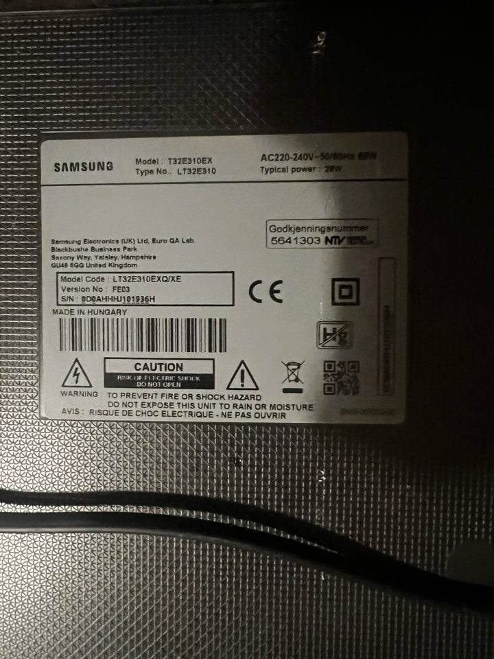 LED, Samsung, T32E310EX