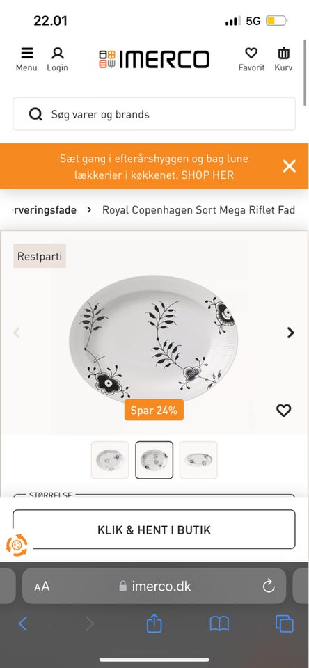 Andet, Fad , Royal copenhagen