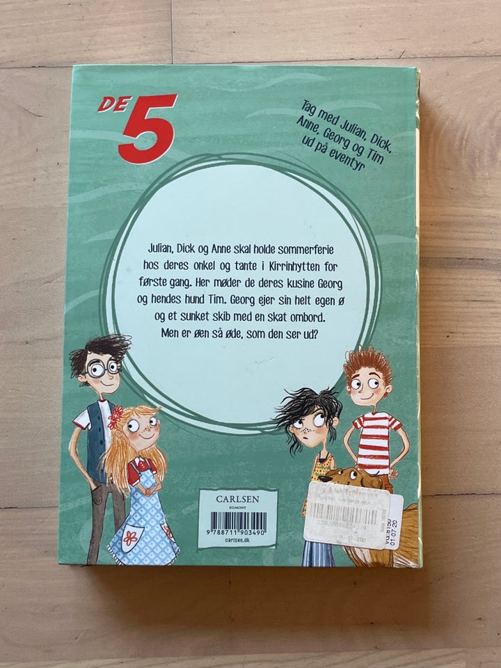 DE 5 PÅ SKATTEØEN ENID BLYTON