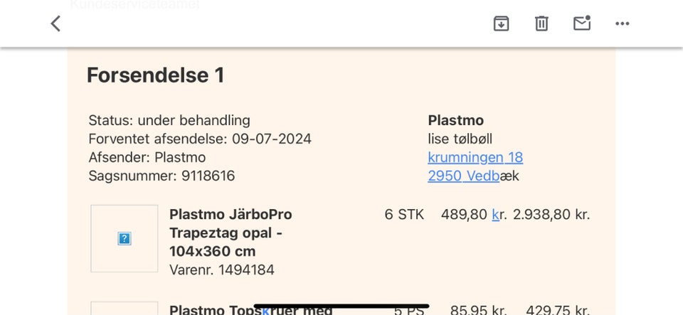 Trapezplader Plastmo JärboPro