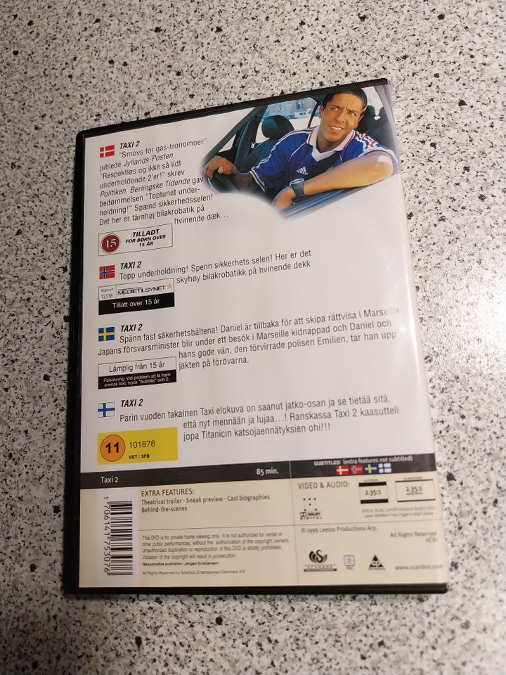 TAXI 2 instruktør Luc Besson DVD