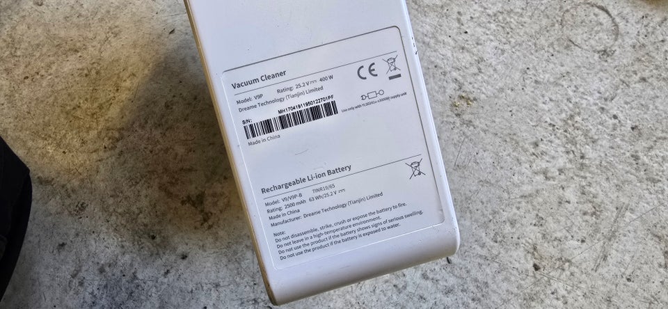 Støvsuger, Xiaomi Dreame V9P