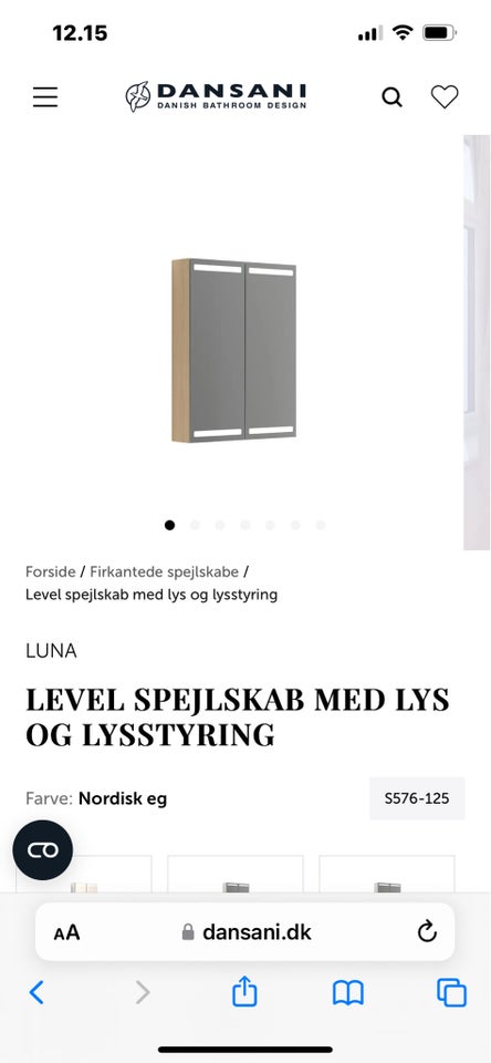 Badeværelsesskab DANSANI