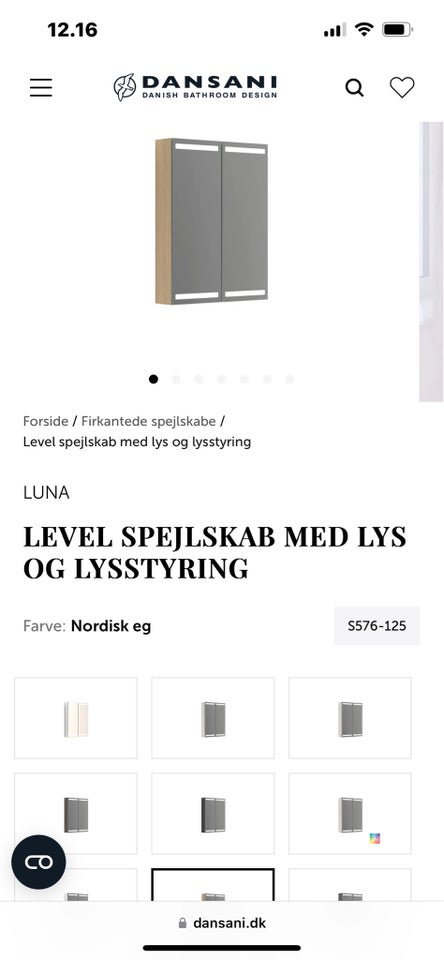 Badeværelsesskab DANSANI