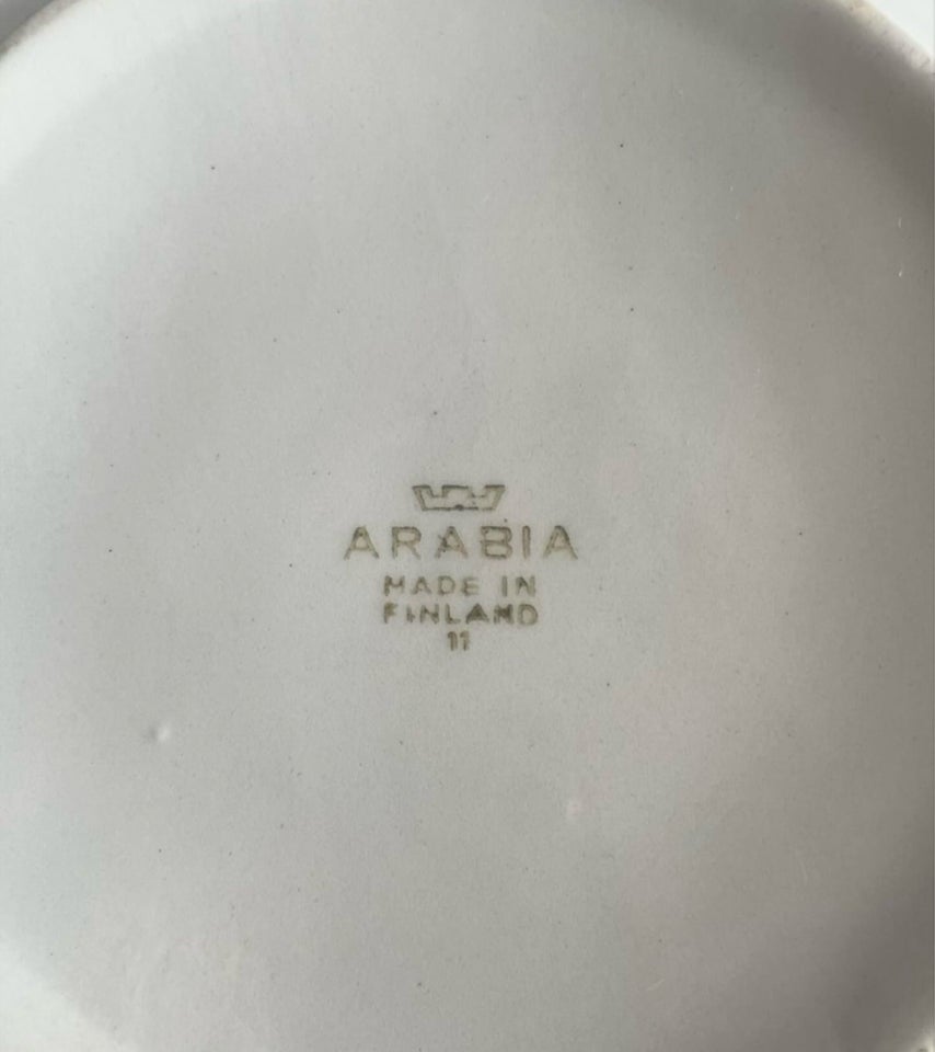 Porcelæn Skål med låg Arabia