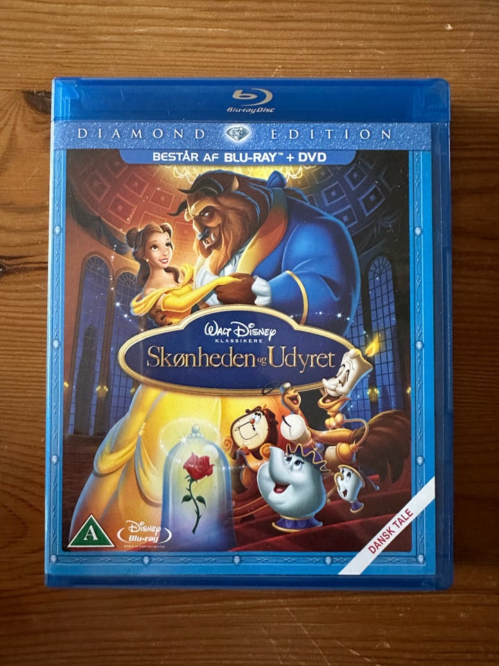 Skønheden og udyret, Blu-ray,