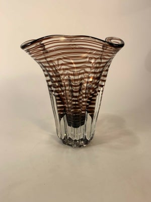 Glas Holmegaard vase unik