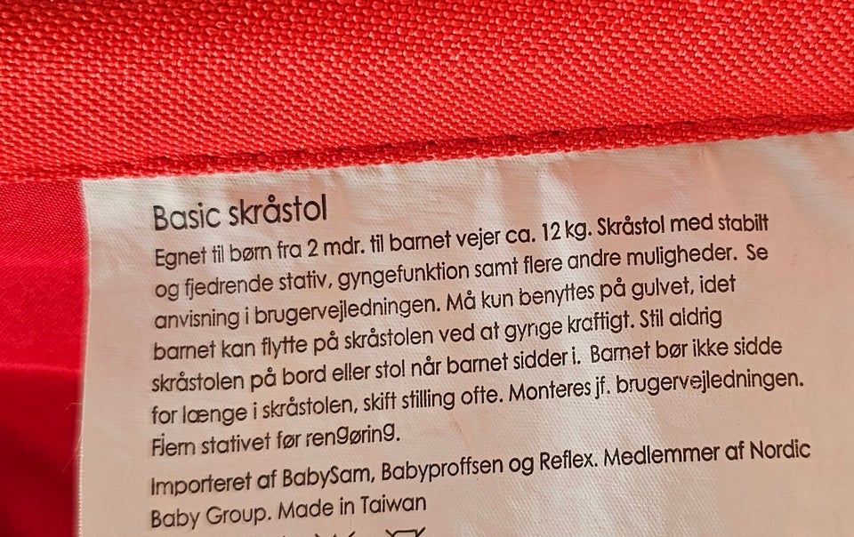 Skråstol