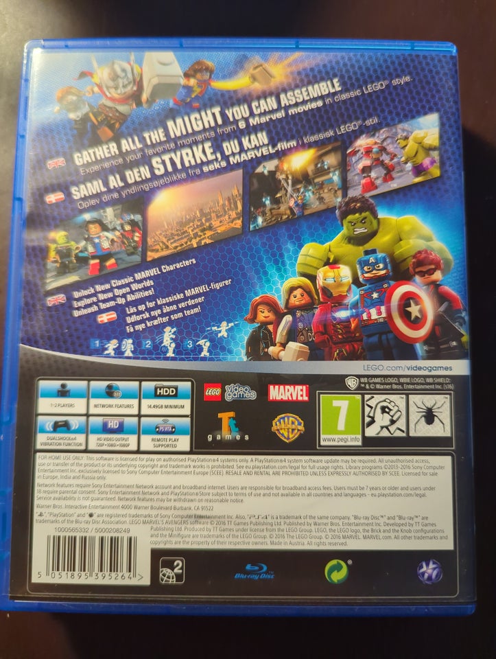 Lego Marvel Avengers, PS4