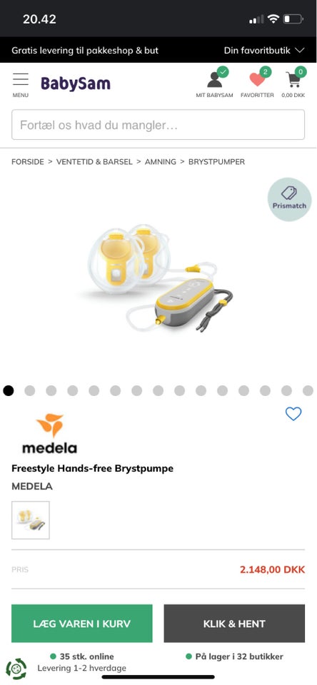 Brystpumpe, Medela elektrisk