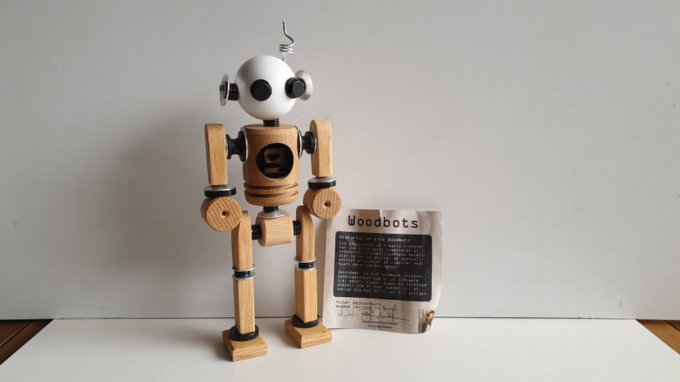 WOODBOTS TRÆFIGUR, SAUNTE / PETER