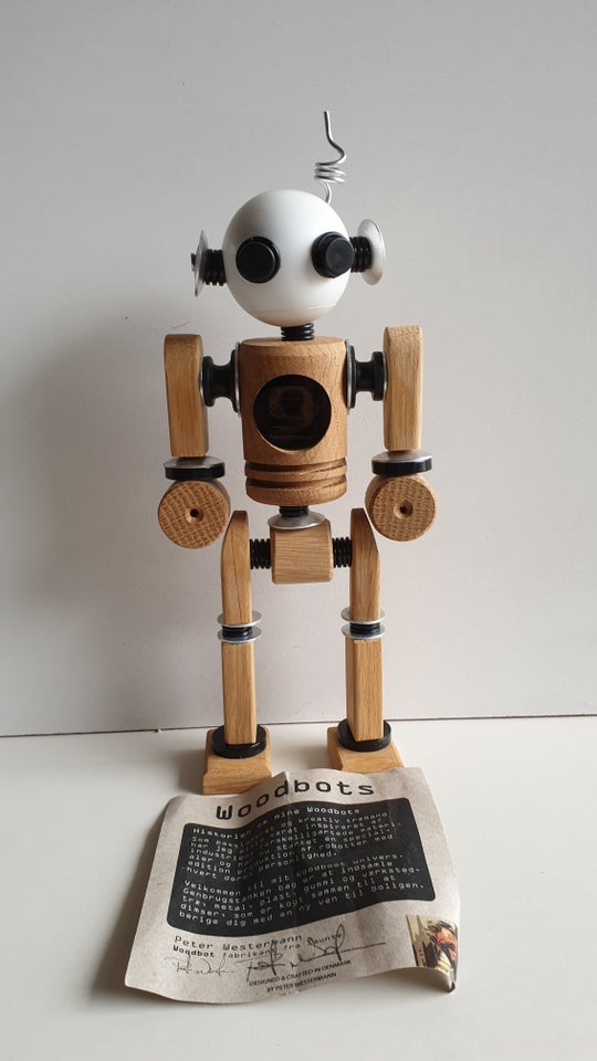 WOODBOTS TRÆFIGUR, SAUNTE / PETER