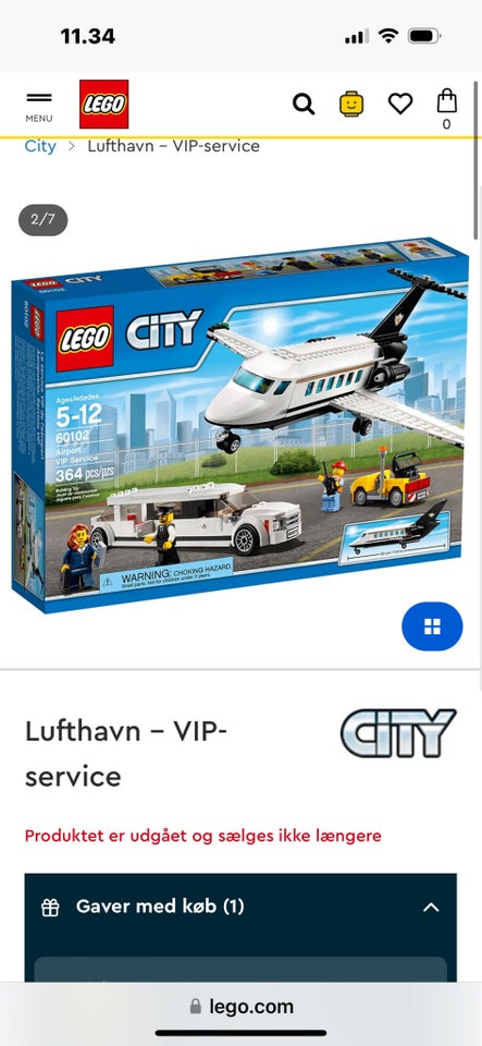 Lego City 60102 Lufthavn VIP