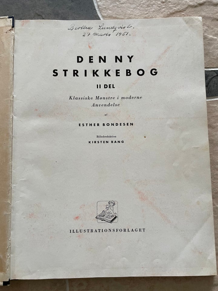 Den ny strikkebog II del, Esther