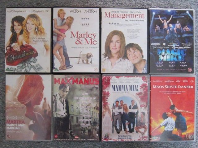 M, DVD, andet