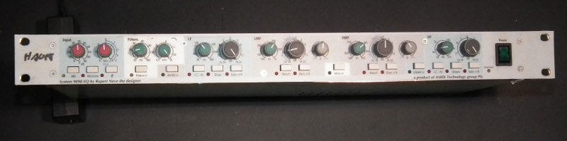 preamp  EQ, AMEK 9098