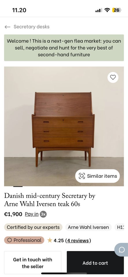 Anden arkitekt, Secretary,