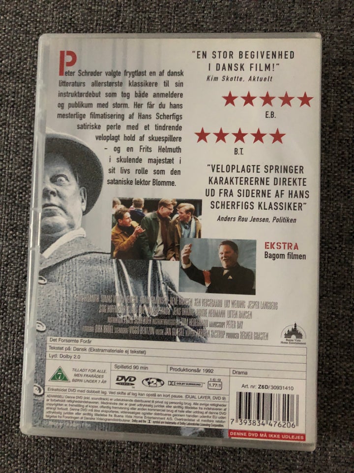 Det forsømte forår, DVD, drama