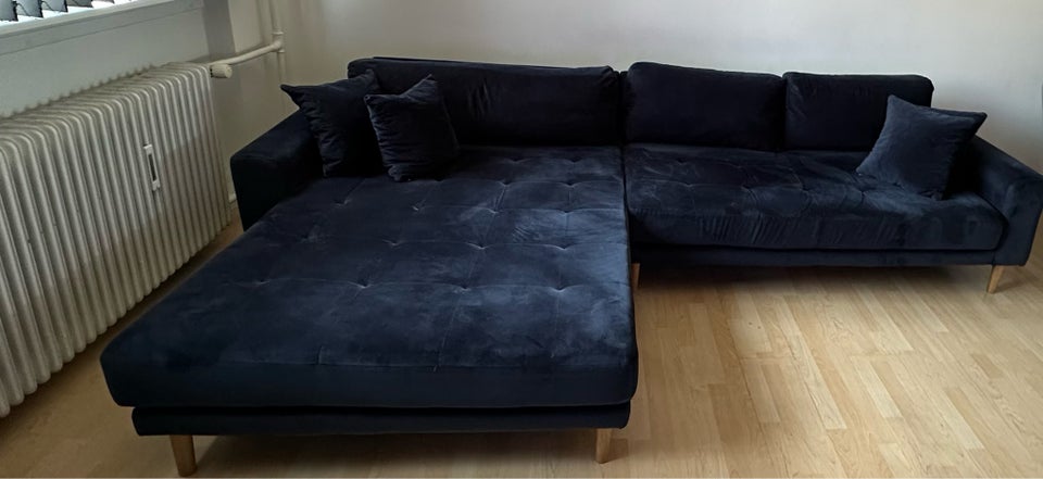 Sofa, velour, 6 pers.