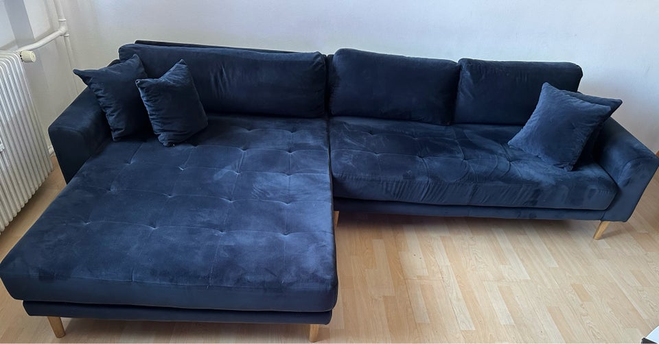 Sofa, velour, 6 pers.