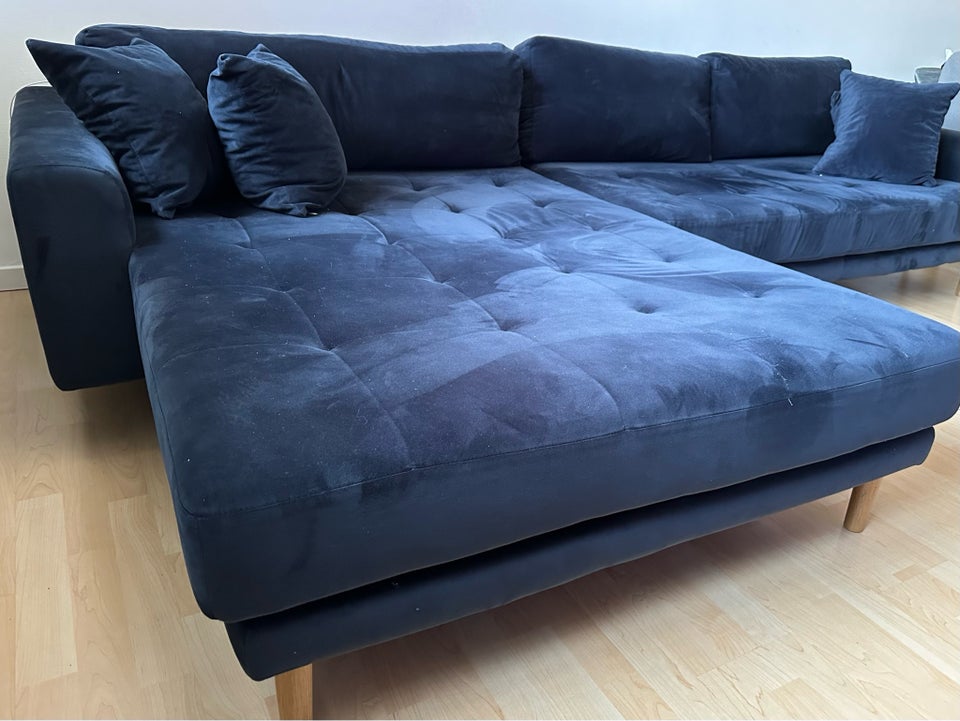 Sofa, velour, 6 pers.