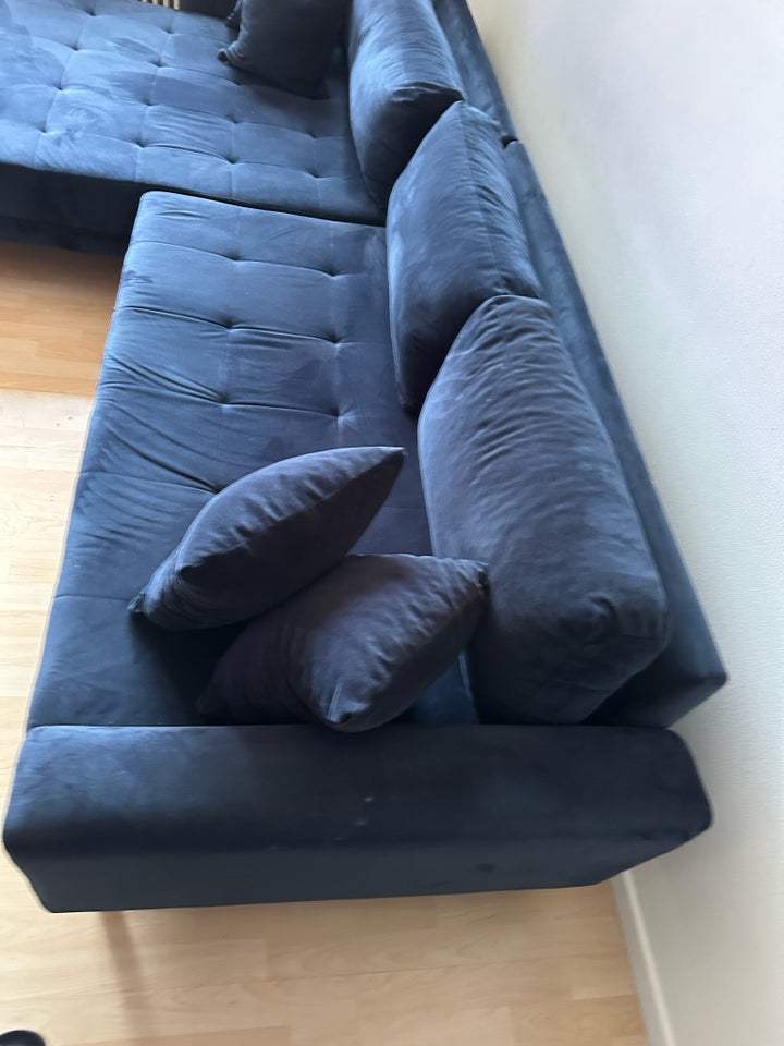 Sofa, velour, 6 pers.