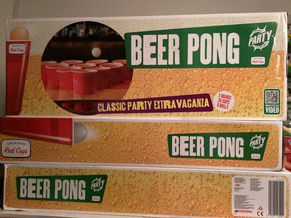 Beer pong, Fest spil, udendørsspil