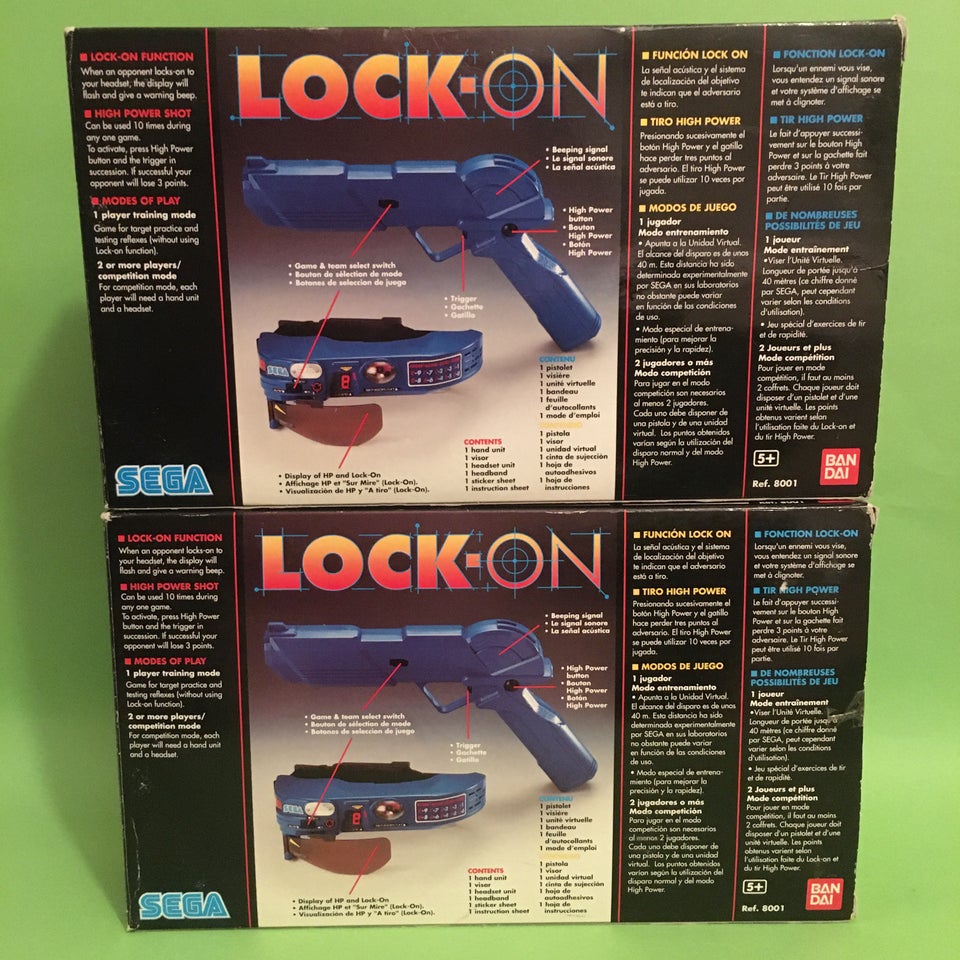 Legetøj Sega Lock On Laser Tag