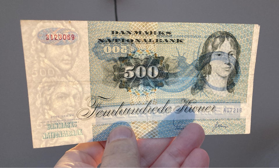 Danmark, sedler, 500 kr