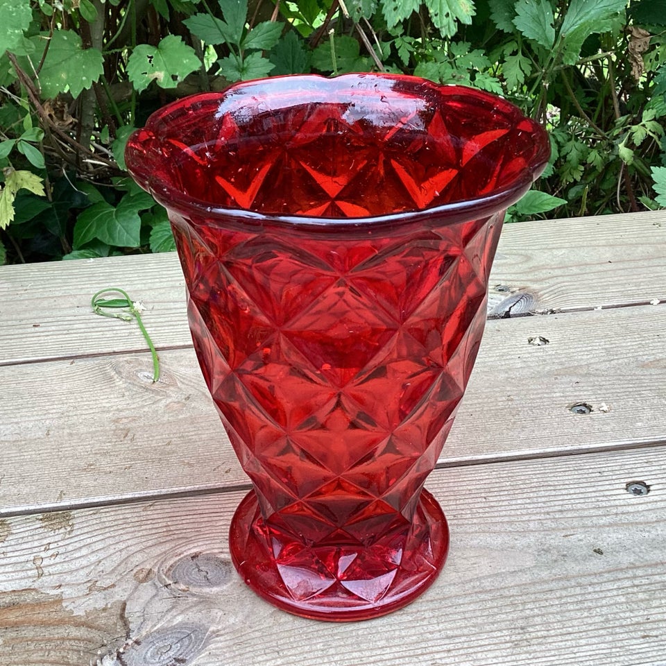 Glas Vase Odin Fyns Glasværk