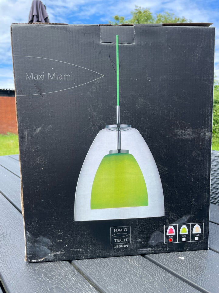 Anden loftslampe Rød Maxi Miami