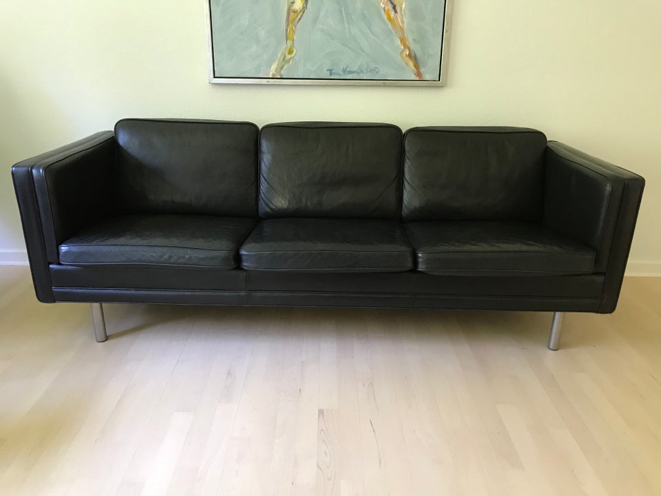 Sofa læder 3 pers