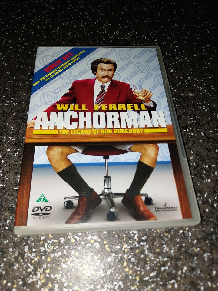 ANCHORMAN, DVD, komedie