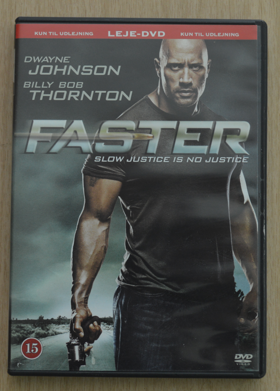 Faster, DVD, action