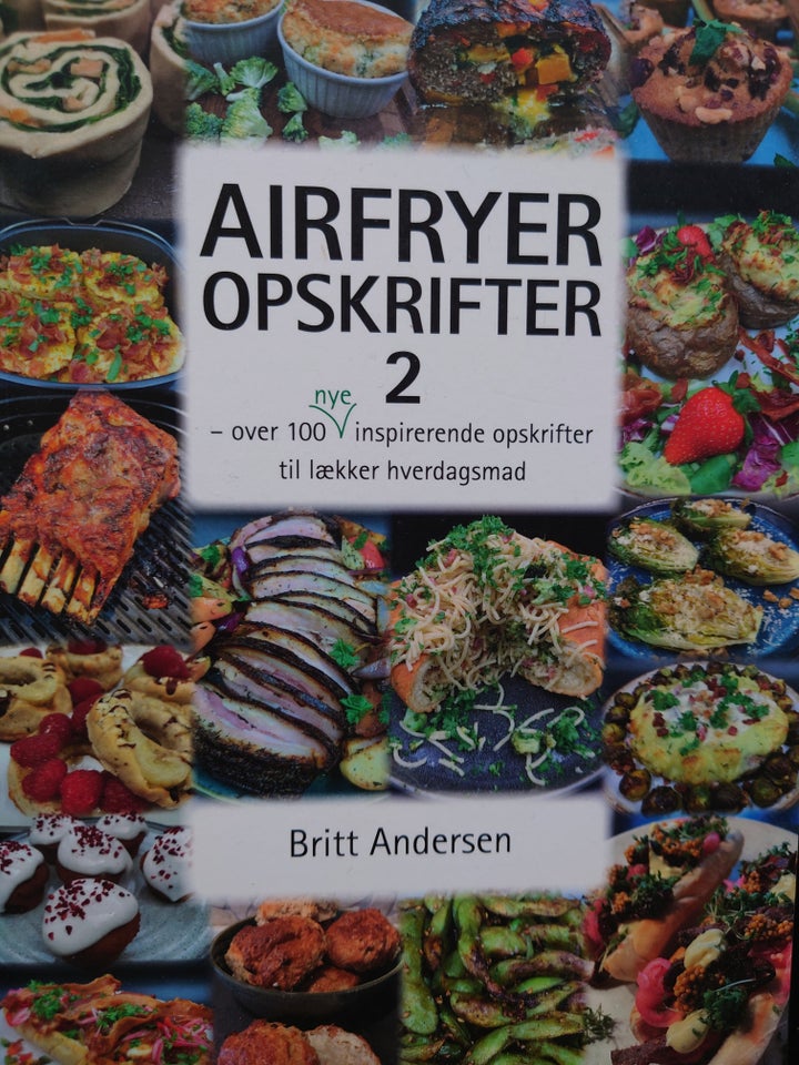 Div. airfryer bøger, emne: mad og