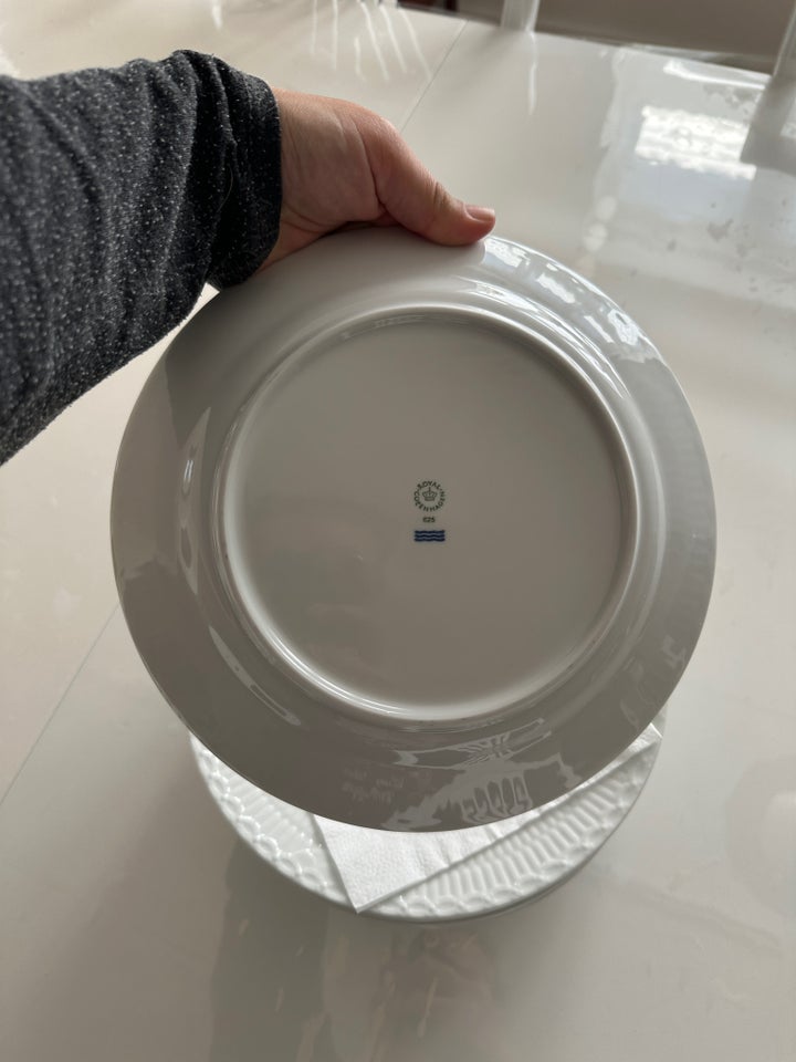 Porcelæn, 8 stk. Tallerken 25cm,