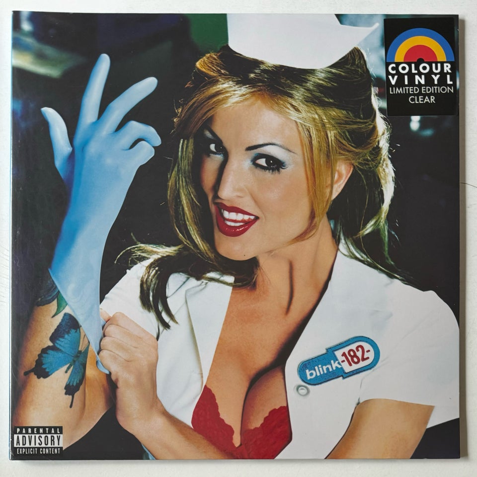 LP, Blink 182, ( KLAR vinyl ) Enema Of