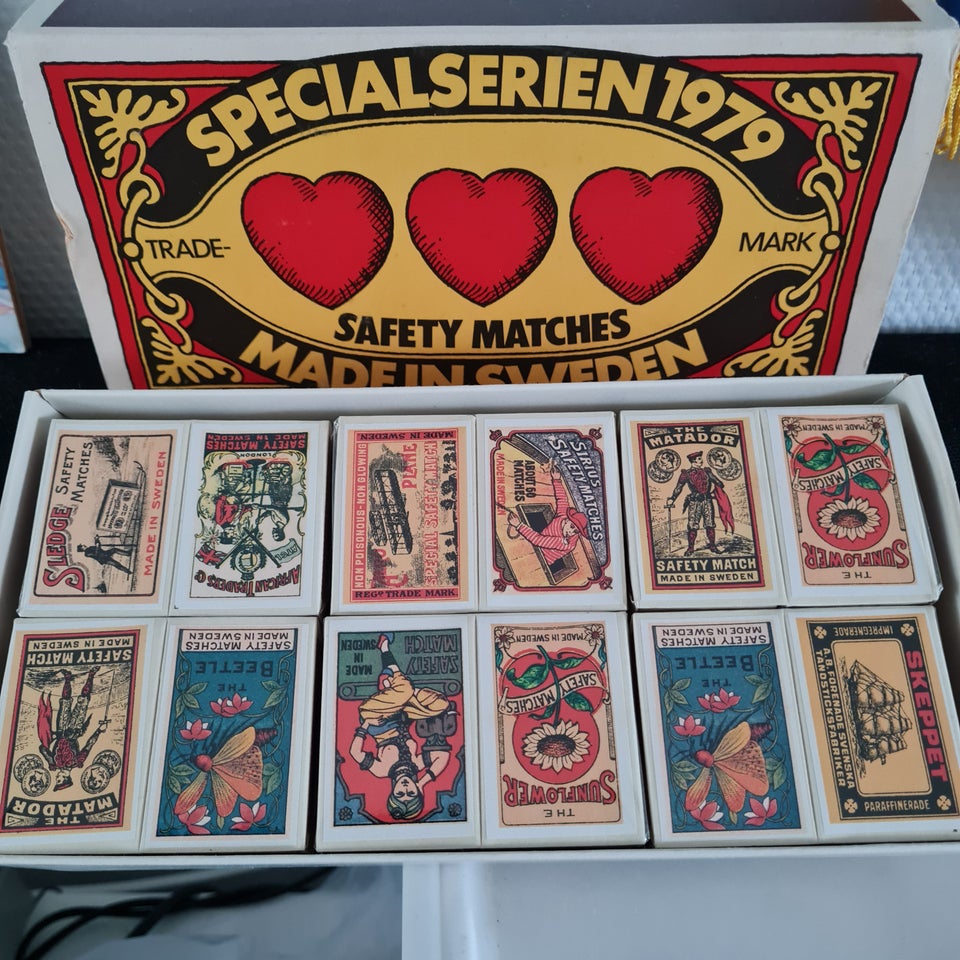 Tændstikæsker, Safety matches