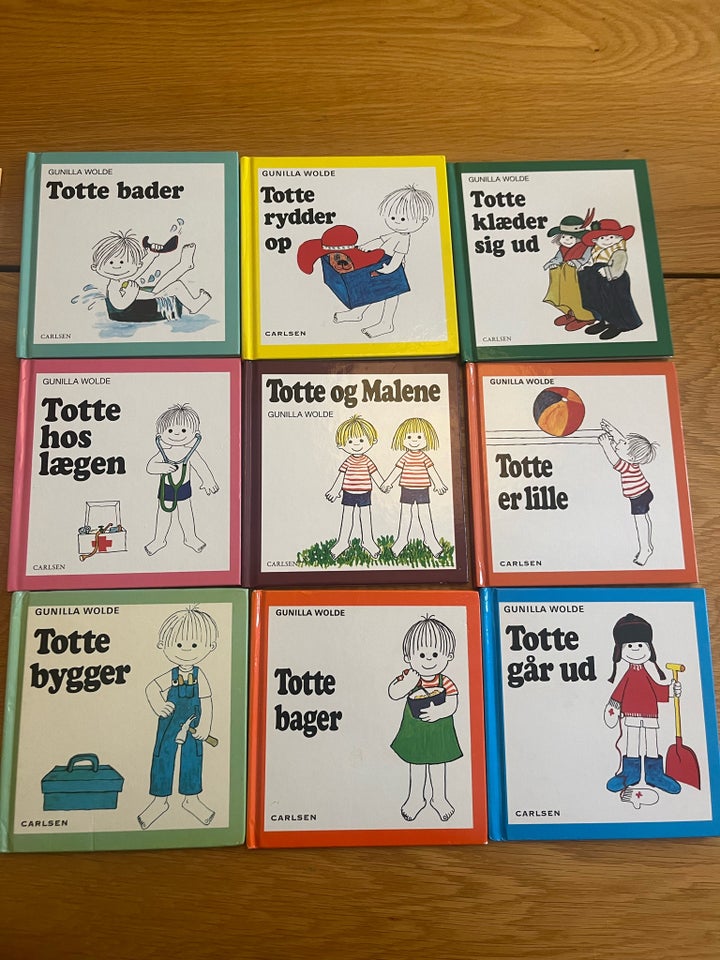 Lotte og Totte bøger Gunilla Wolde