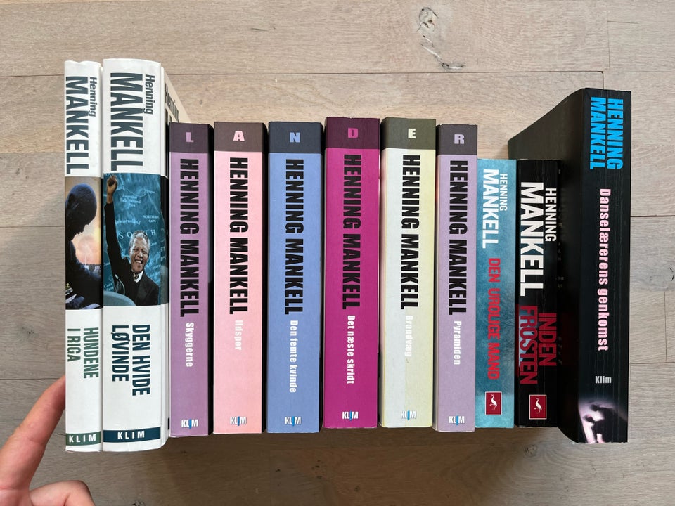 11 bøger af Henning Mankell -