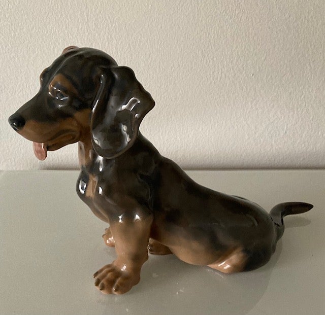 Porcelæn, Figur Gravhund, Royal