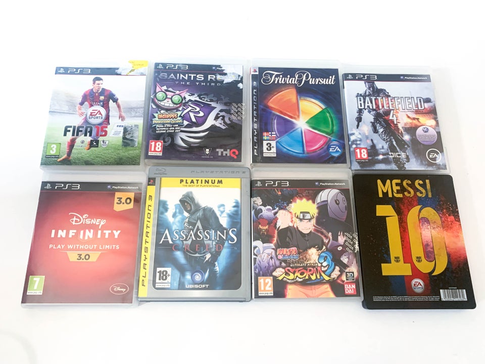 Blandede PS3 spil - se priserne i