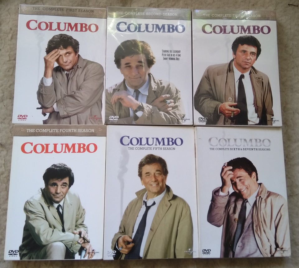 Columbo 1 - 7, DVD, TV-serier