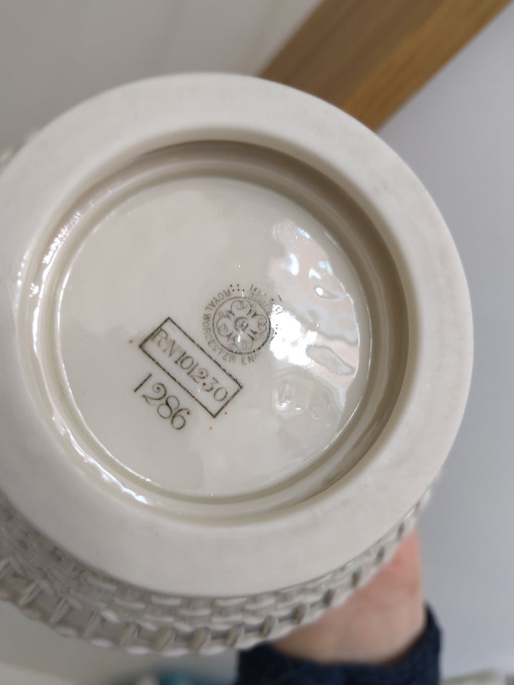 Porcelæn Lågkrukke Royal