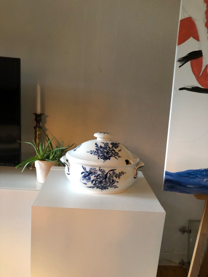 Kgl porcelæn blå buket, stor