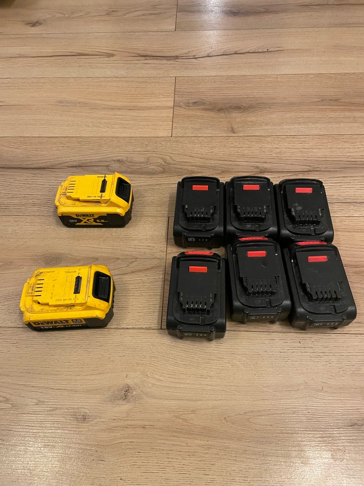 Dewalt batterier sælges da...