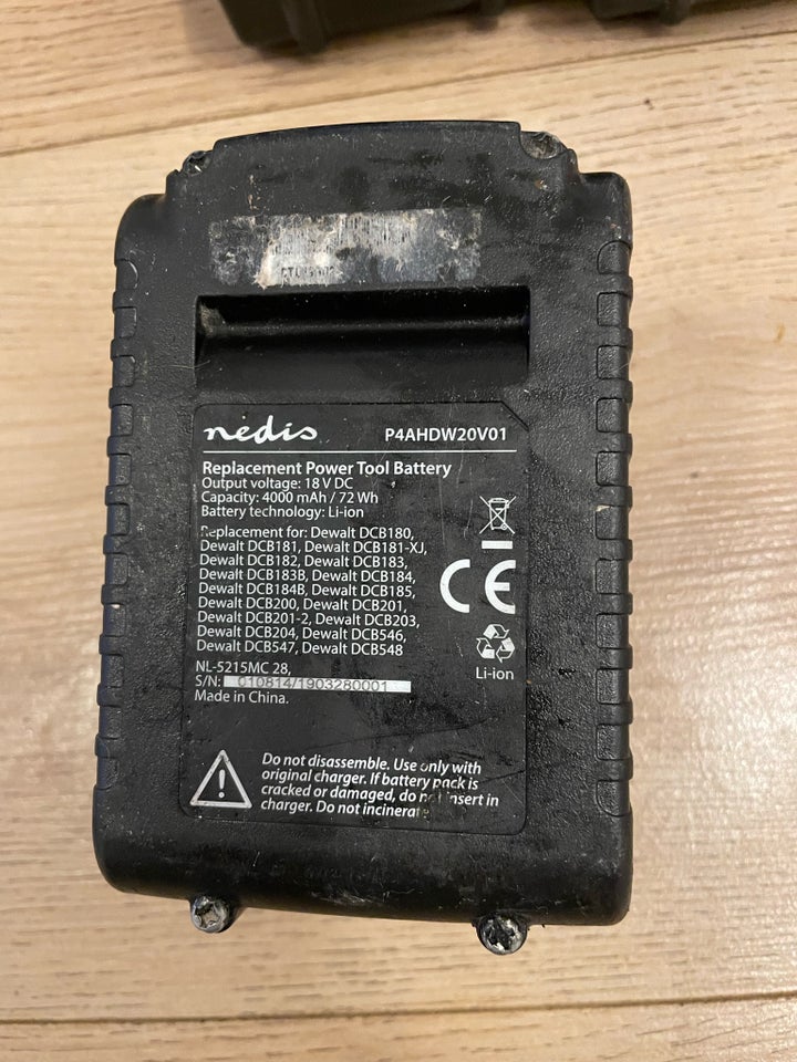 Dewalt batterier sælges da...