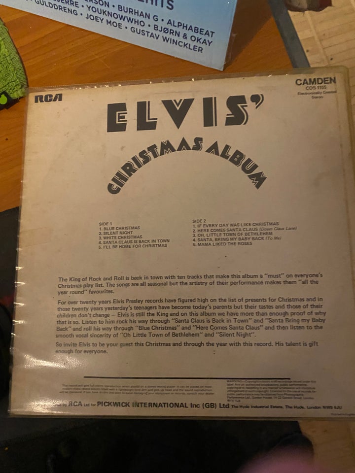 LP, elvis, christmas album